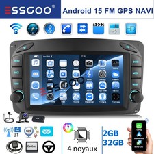 DAB+ Carplay Android 15 Autoradio F&uuml;r Mercedes Benz C-Klasse W203 W209 W208 GPS