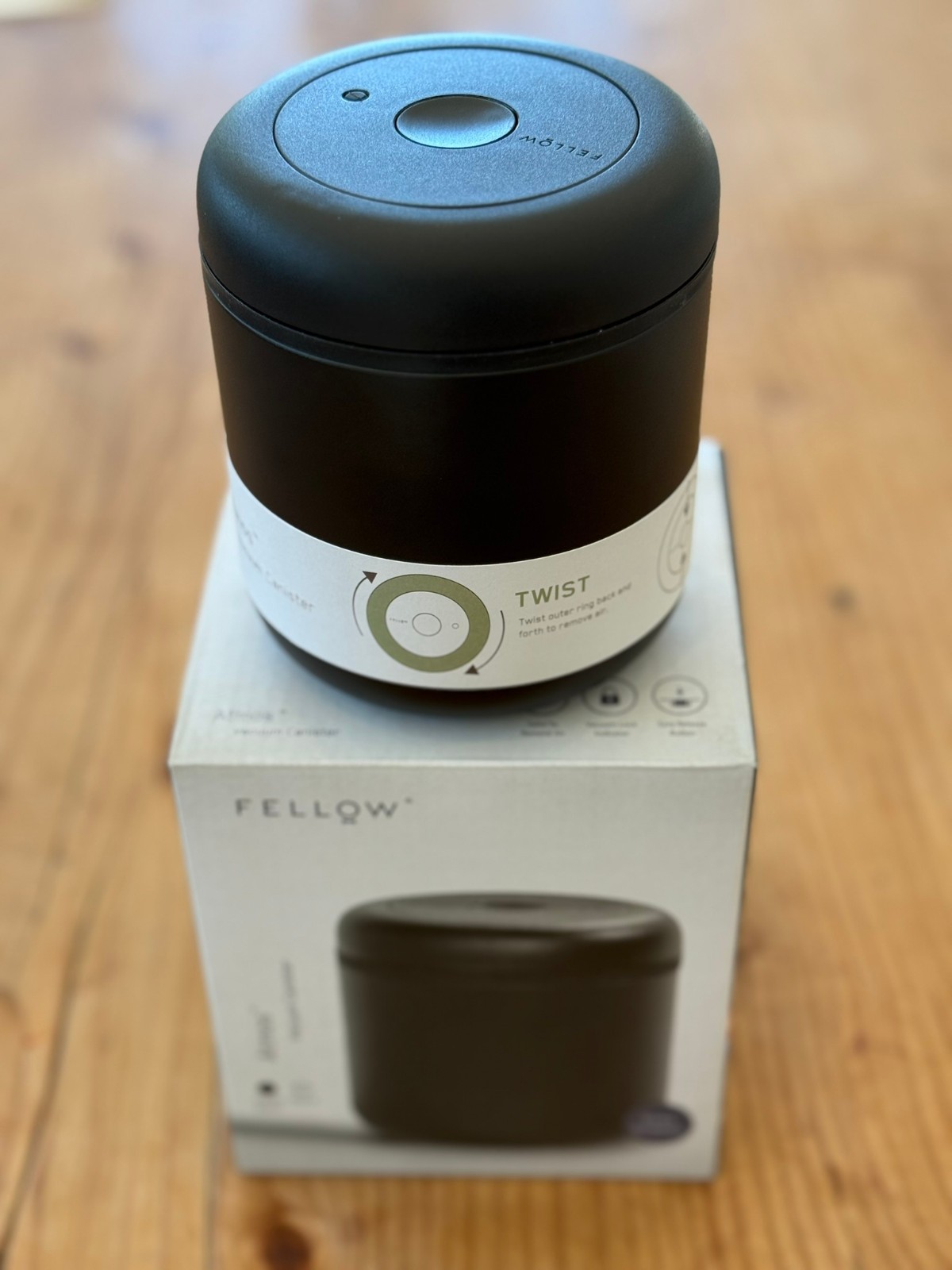 Fellow Atmos Vacuum Canister for Coffee Storage with FREE SHIPPING!