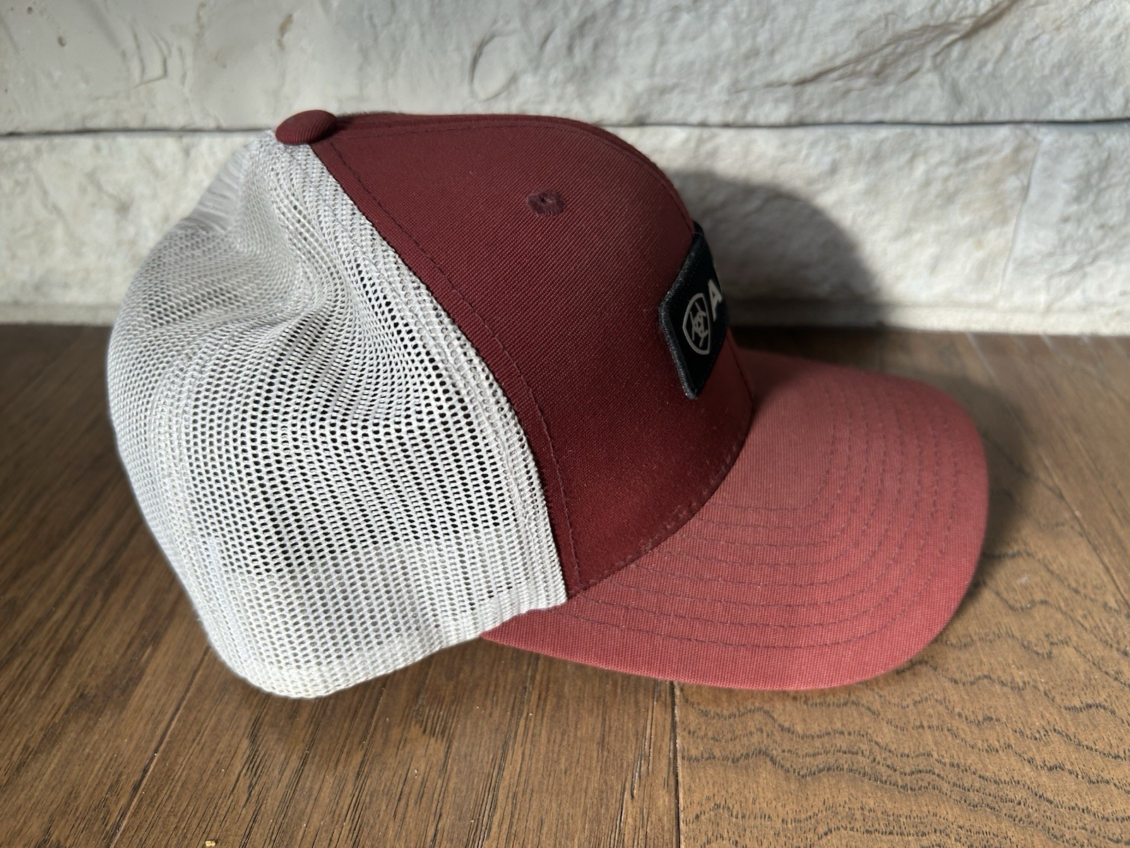 Ariat Mens Logo Patch Mesh Snapback Baseball Cap … - image 2