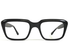 Vintage Peerage Eyeglasses Frames ZYLON Shiny Dark Grey Rectangle 46-20-137