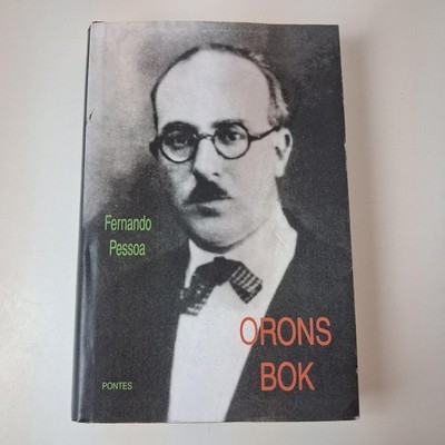 Orons Bok Fernando Pessoa Pontes Black HC Swedish Existential Fiction Latvia