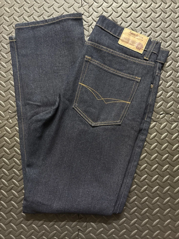 Pantalones de mezclilla Y2K Scarface Ace of Hearts talla 34x32 Foto 2 de 4