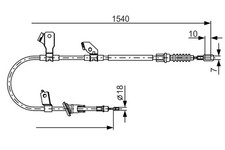 BOSCH Bremsseil Seilzug Feststellbremse 1 987 482 271 für SMART FORFOUR COLT 454
