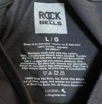 LL Cool J T Shirt Rock The Bells Black Tee Hip Hop 80s 90s Rap