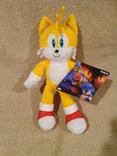 JAKKS PACIFIC " TAILS " PLUSH 9" 2024 SEGA SONIC 3 NEW WITH TAG