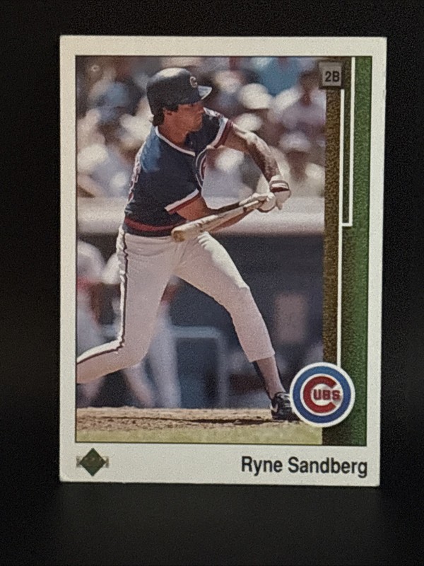 1989 Upper Deck Baseball Ryne Sandberg #120 89 Chicago Cubs NEAR MINT HOF