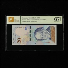 2018 Venezuela Central Bank 20 Bolivares Pick#104