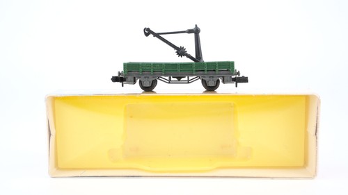 Arnold N 0466 Niederbordwagen Bauzugwagen mit Ladekran DB | Condition: Gebraucht