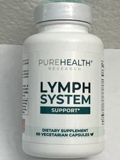 PureHealth Research Lymph System -Lymphatic Support 60 Veg Caps - EXP 05/2026