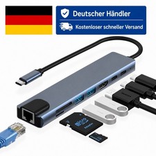 8-in-1 USB 3.1 Typ-C Hub Adapter für MacBook...