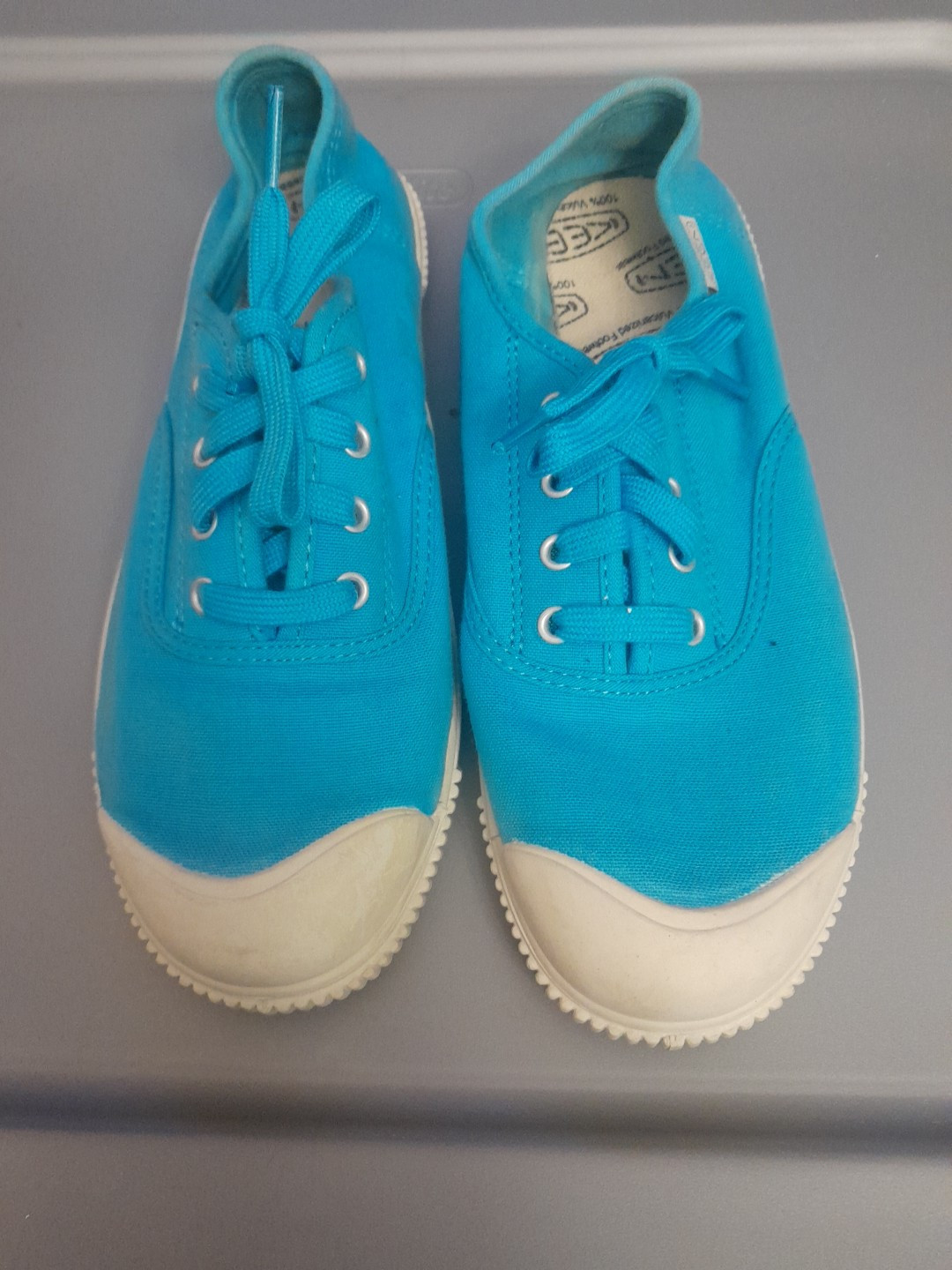 Scarpe Keen 100% vulcanizzate sneakers blu tela donna taglia 5 scarpe Feelin blu