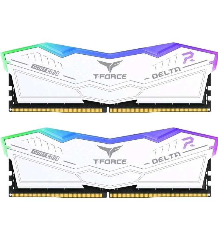 TEAMGROUP T-Force Delta RGB DDR5 Ram 64GB (2x32GB) 6000MHz CL38 Intel XMP 3.0... - Image 2 of 4