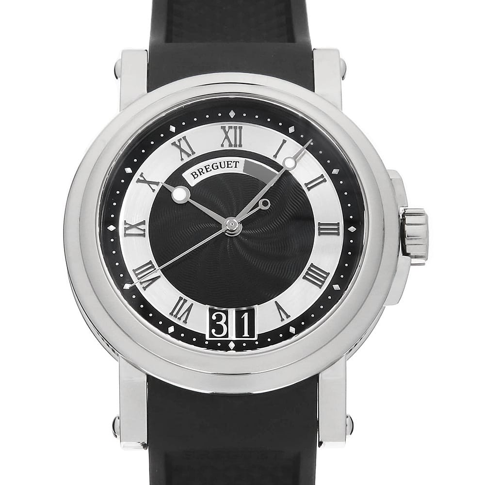 II hand mens second large 5817ST/92/5V8 date Marine Breguet - vintagewatches.pk