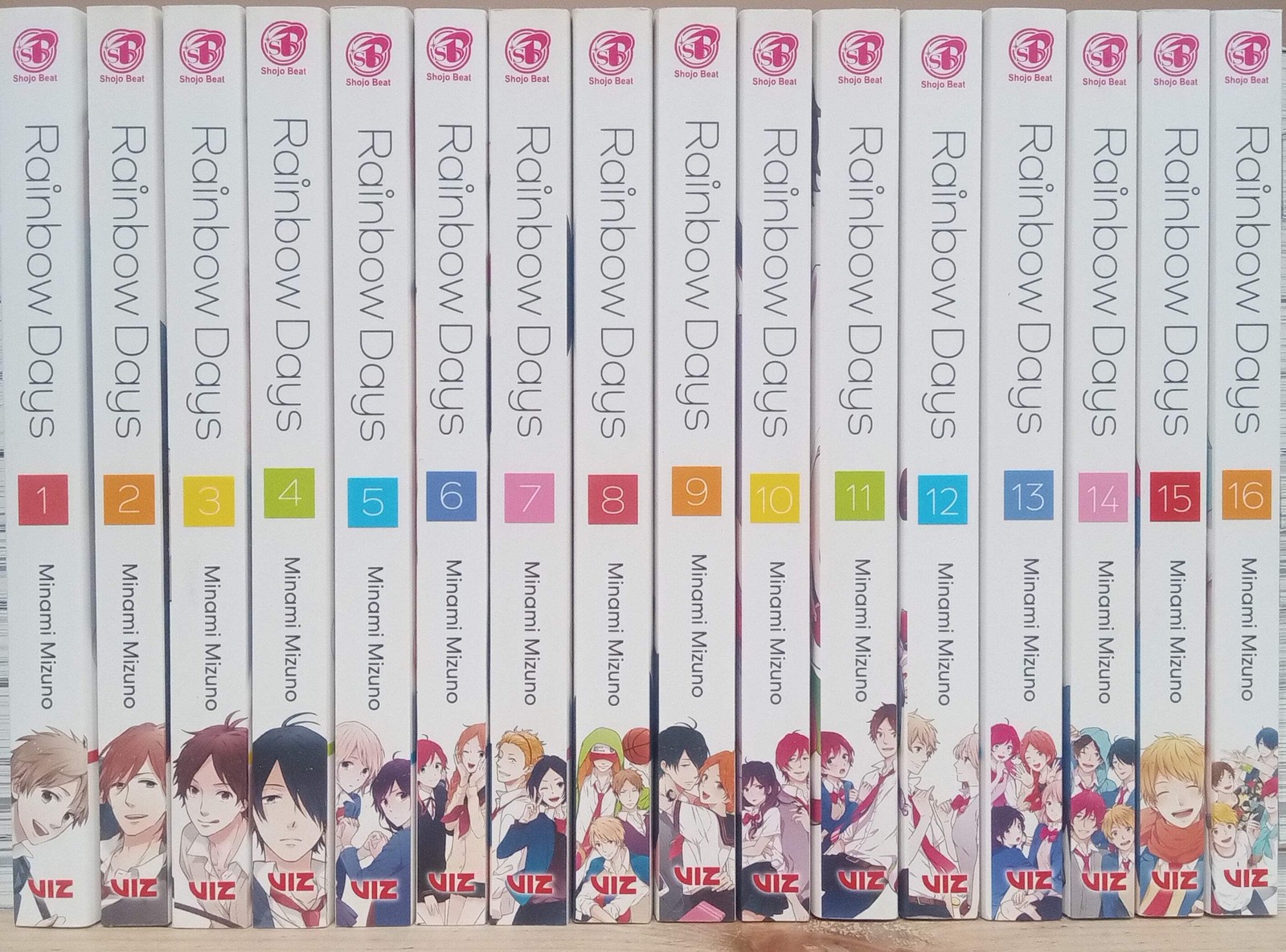 Rainbow Days Vol. Juego Manga Completo Inglés 1-16