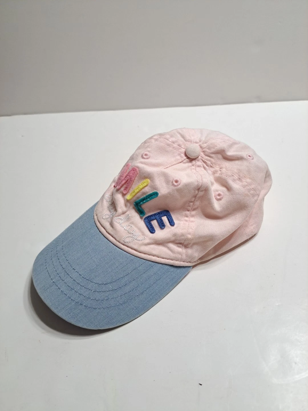 Carter's Toddler Size 2t-4t Cotton Baseball Cap "Smile Everyday"