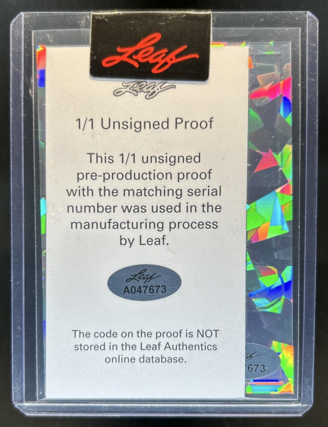 2022 Leaf Metal Draft Derek Stingley Jr. State Pride Auto Orange Proofs RC #1/1 view 2