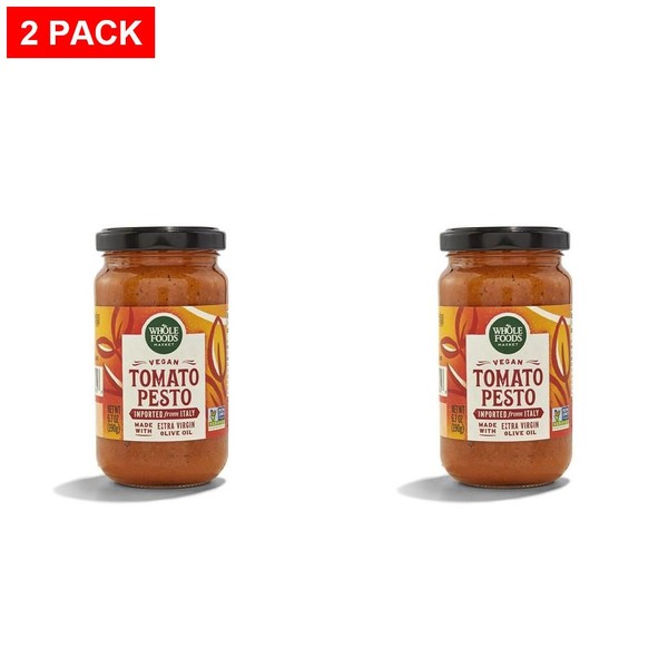 Whole Foods Market, pesto de tomate vegano, 6,7 onzas - paquete de 2