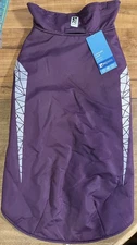 NWT RC Pet Cascade Jacket Dog Coat Size 22 Fleece Lined Water Resistant Purple
