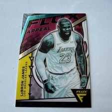 LeBron James 2020-2021 Panini Flux Flux Appeal #10 Silver Prizm NBA Lakers