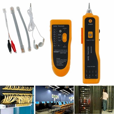 RJ45 RJ11 Telefon Lan Netzwerk Tester Tracker Kabel Drahtfinder Tracer JW360