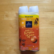 New Glade Value 2-pack Automatic Spray Refills Golden Pumpkin Spice 8.3oz