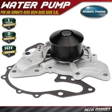 Water Pump with Gasket for Kia Sorento 2003-2006 3.5L DOHC Naturally Aspirated
