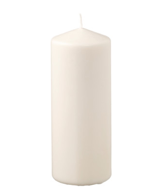 IKEA FENOMEN Duftlose Stumpenkerze, Natur, 19 cm, 7 Zoll BRANDNEU