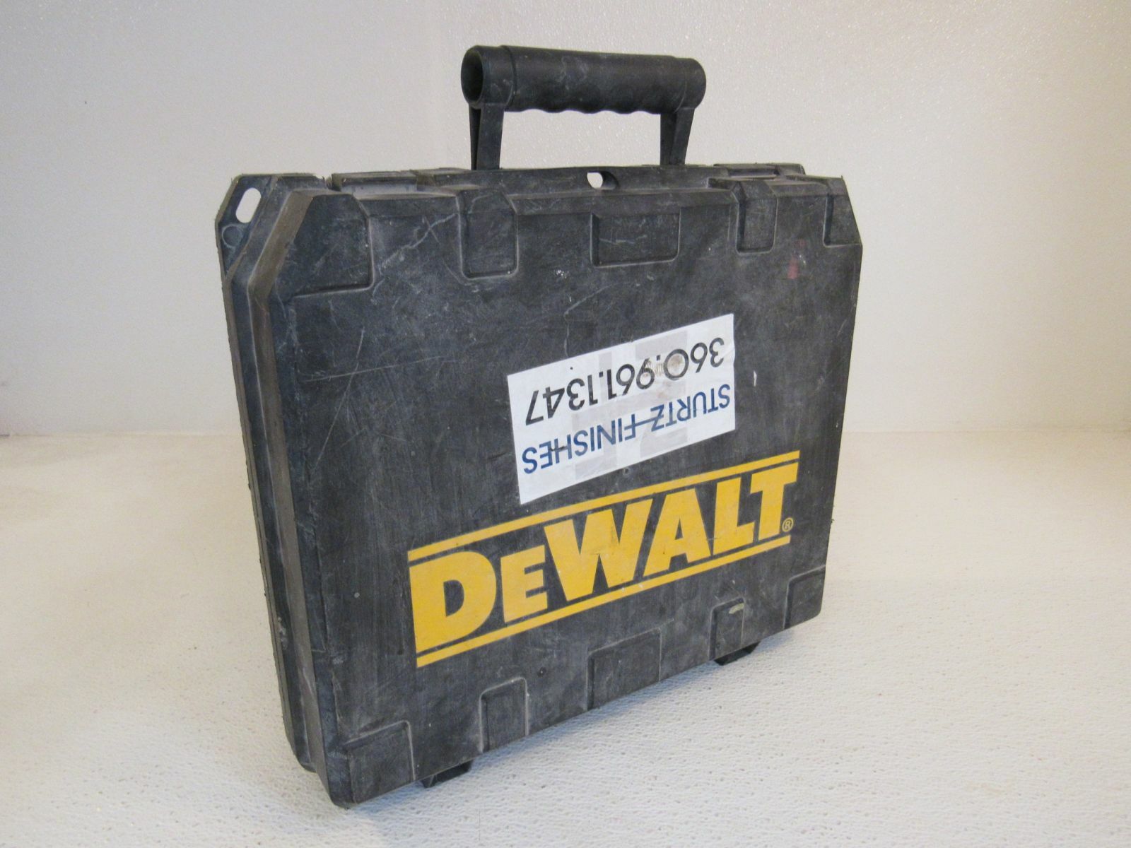 DeWalt Portable Power Tool Case 16in x 15in x 6in Black/Yellow Plastic