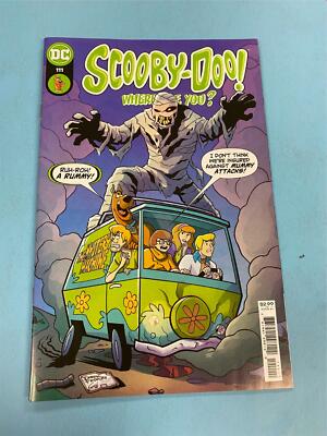 DC  SCOOBY-DOO  Where Are You # 111 Comic ~ NASCAR Story + MUMMY Attack! UNREAD
