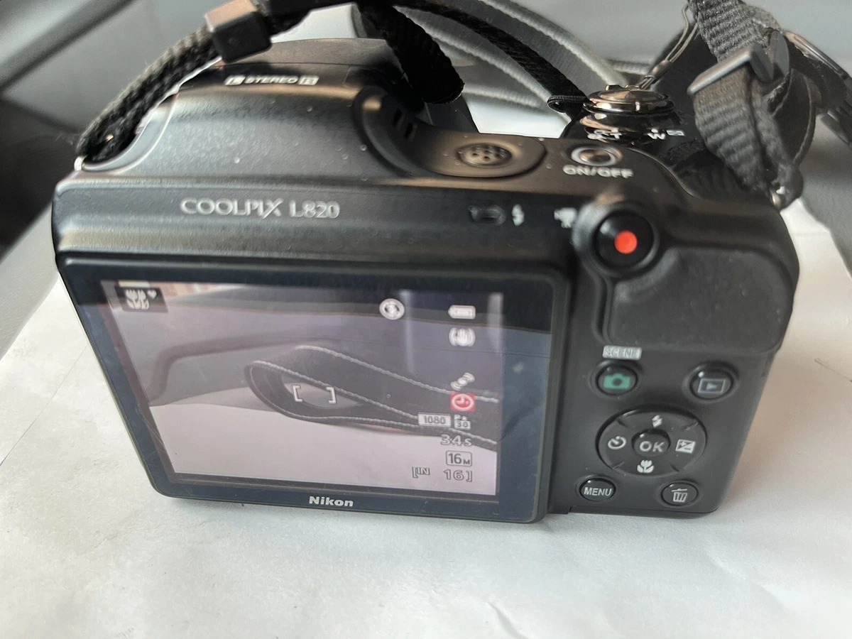 nikon coolpix L820 digital camera