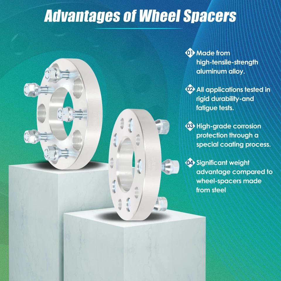 Adaptadores espaciadores de rueda 4 piezas 1" 5x5 a 5x4,75 para Chevy Caprice Impala Dodge Buick Foto 4 de 4