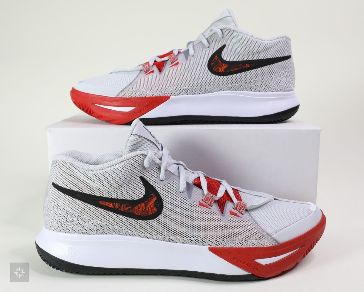 Nike Kyrie Flytrap 6 White Red Athletic Shoes Men's Size 7.5 Nike Kyrie Flytrap 6 White Red Athletic Shoes Men's Size 7.5