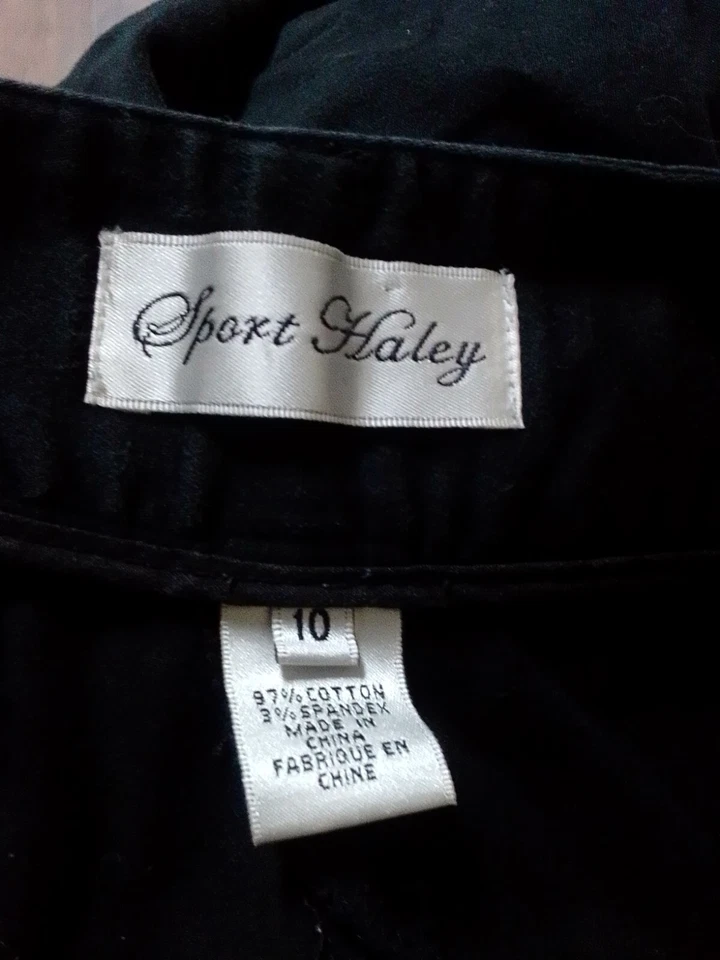Sport Haley Black Chino Shorts Size 10 Woman - Изображение 3 из 4