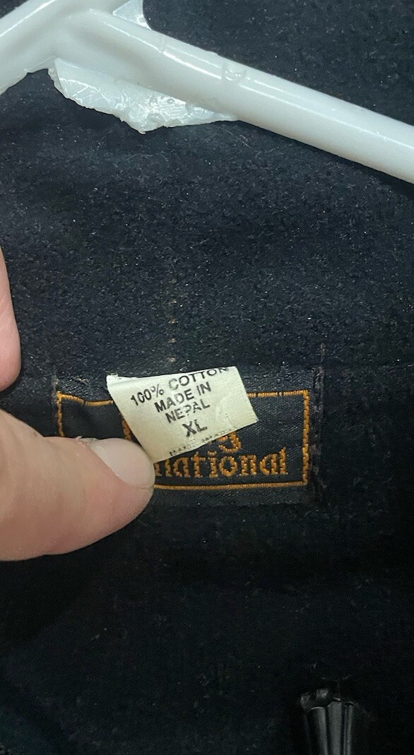 Rising International Zip Up Patchwork Hoodie XL B… - image 4