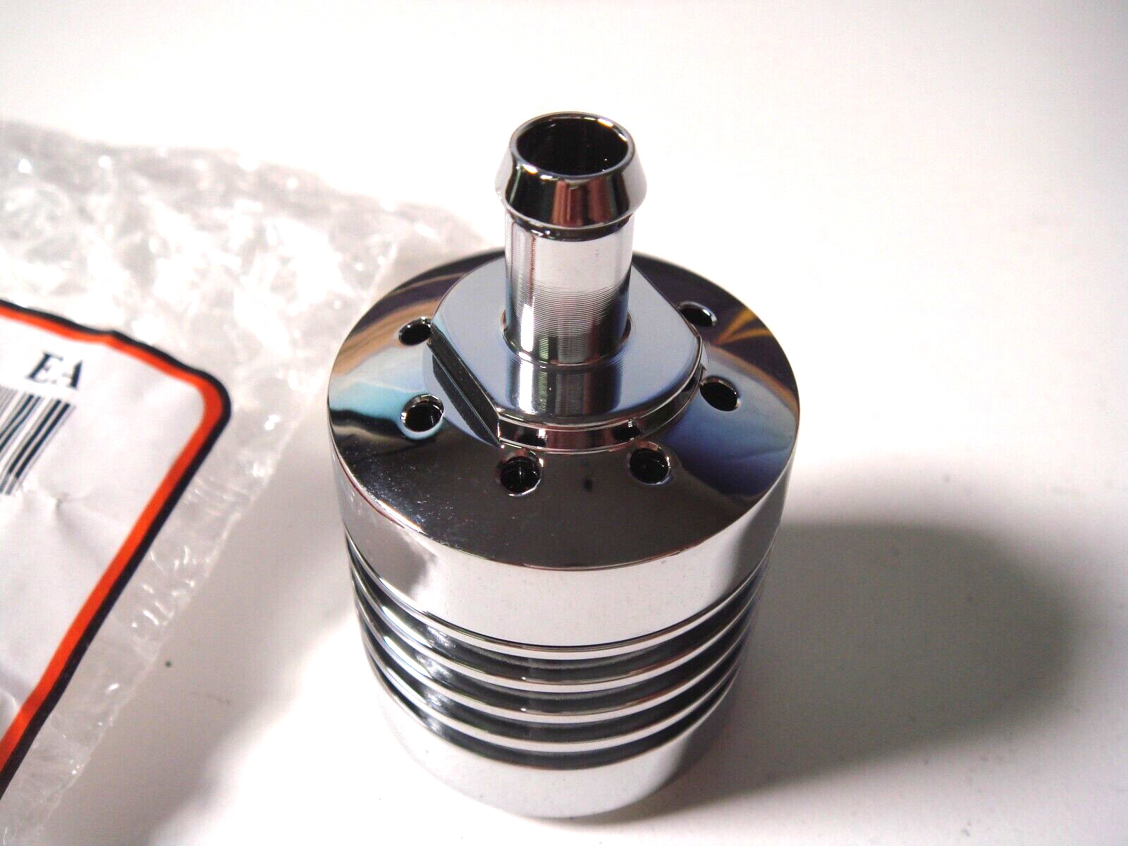 Harley Vented Engine Motor Breather Canister Custom Fit Chrome VTwin 400457 T5 Love Gorey