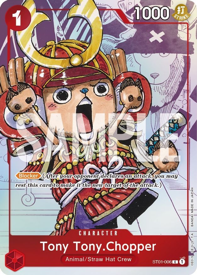 One Piece Tony Tony.Chopper (ST01-006/662) One Piece Promotion Cards NM FOIL