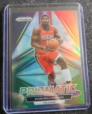 2022-23 Prizm Zion Williamson Prizmatic Silver Prizm No. 15