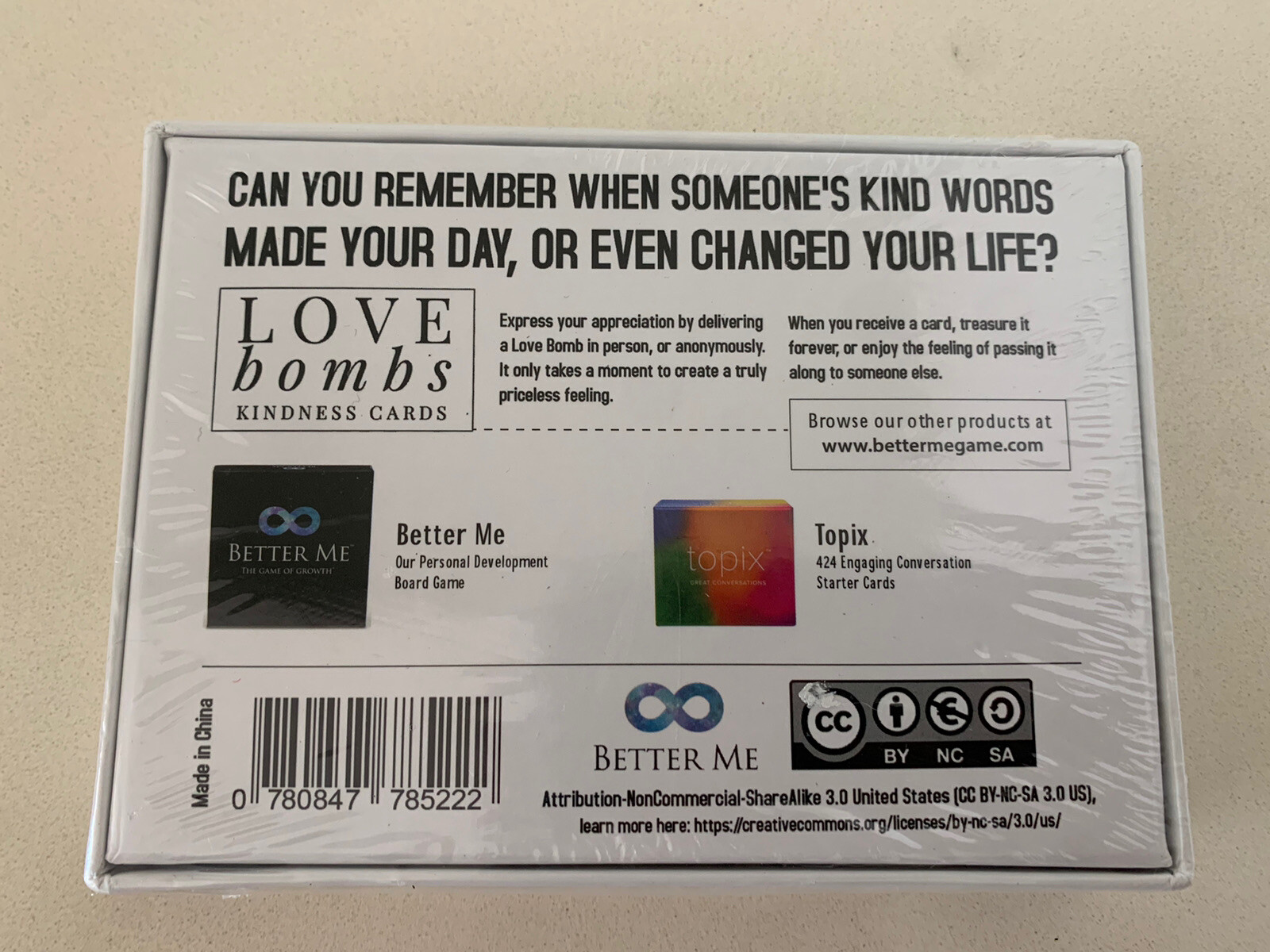 Love Bombs 111 Gold Embossed Kindness Cards Sincere Words of