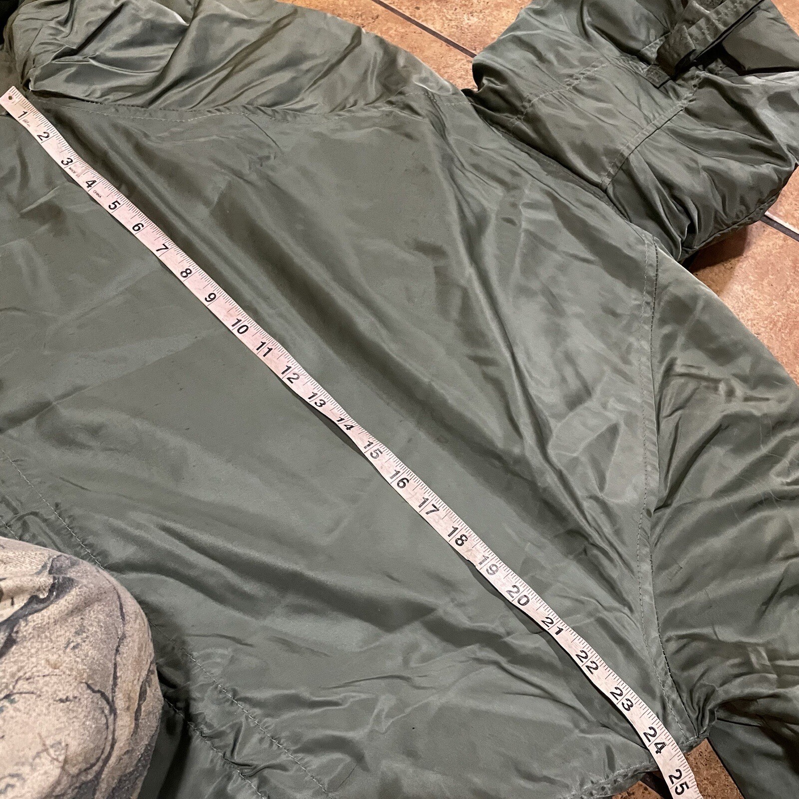 VTG N3B PARKA Extreme Cold Weather Snorkel Fur Hood Golden Fleece Sz