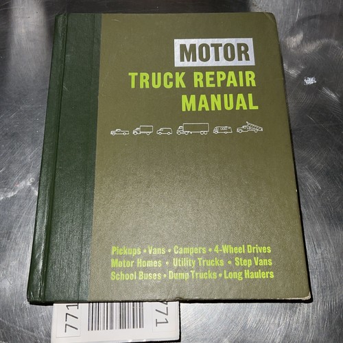 Vintage 1980 MOTOR Truck Repair Manual 33th Edition Pickups Vans Campers Buses +