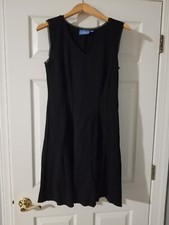 Simplify Vara Wang Women's Dress Stretch Black Sleeveless  Size M