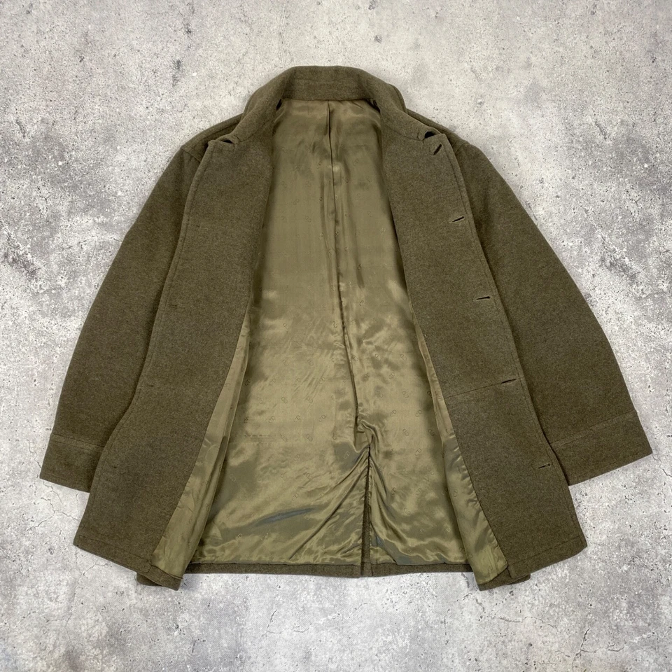 Винтажное шерстяное пальто Christian Dior на пуговицах женское размер L - Изображение 3 из 4