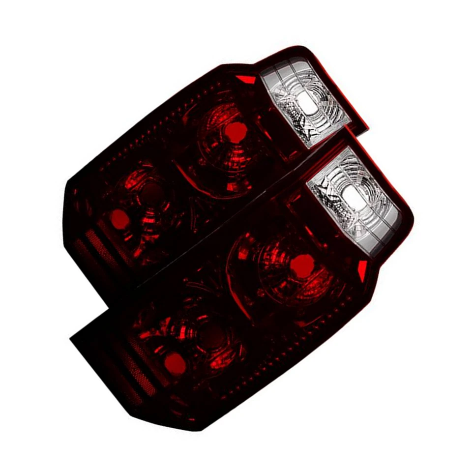 Luces traseras Spyder Xtune OEM estilo fábrica rojas ahumadas para Jeep Commander 2006-10 Foto 4 de 4