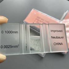 Emocitometro camera di conteggio celle linea luminosa migliorata Neubauer 1/400 mm 0,10 mm