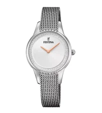 FESTINA MADEMOISELLE STEEL AND CRYSTAL WATCH F20494/1