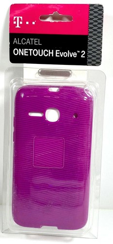 TMobile Flex Protective Case for Alcatel OneTouch Evolve 2, Purple - Picture 3 of 5