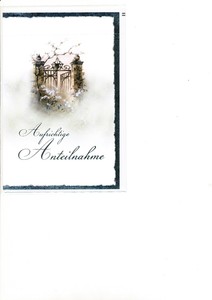 Trauerkarte 10 Stuck Wenig Text Kleinem Umschlag Fur Eine Grabspende Kondolen Ebay