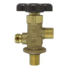 SHERWOOD GV SERIES VALVE for ALUMINUM 2.5# CO2 TANKS - CGA320-.750UNF-3000PSI