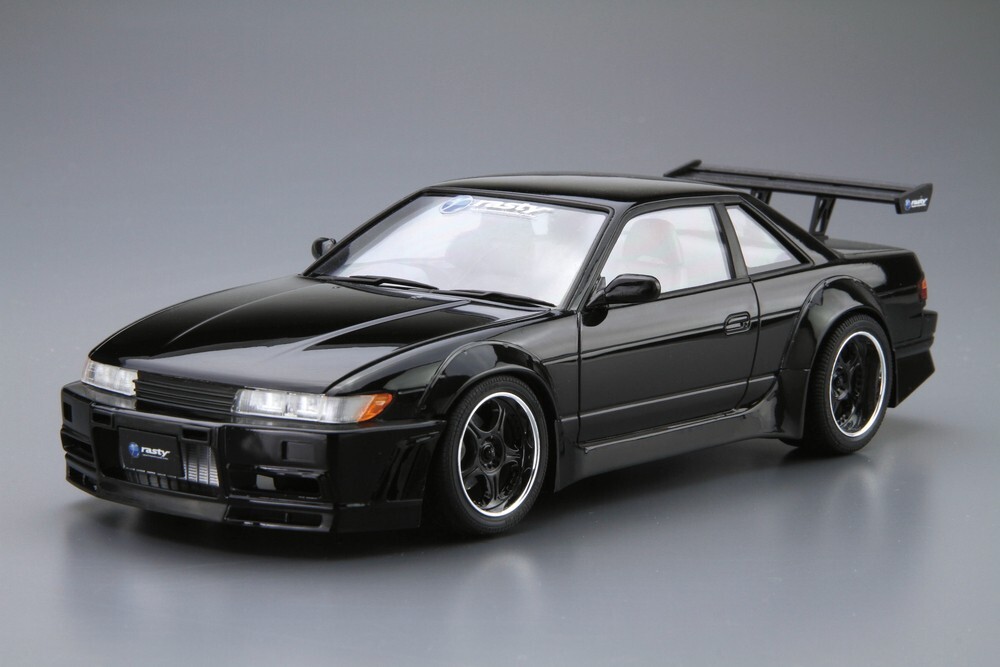 【プラモデル完成品】アオシマ1/24 RASTYシルビア（S13） Aoshima The Tuned Car Series No.06 Nissan Silvia S13 Rasty 1/24