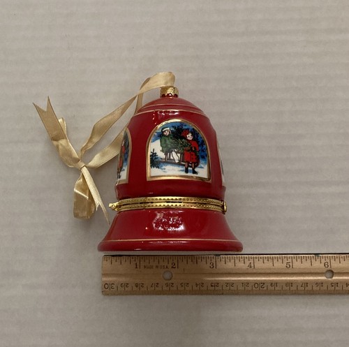 Mr Christmas Musical Bell 2010 Ornament Decoration Red 4 Inches NWOB See Details - Picture 12 of 12